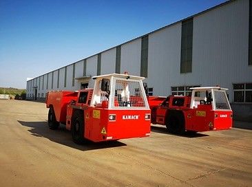 Narrow 8 Ton Underground Mine Truck With Low Exhaust Emission Engine